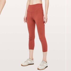 Lululemon Wunder Under Crop (High-Rise) *Full-On Luxtreme 21"